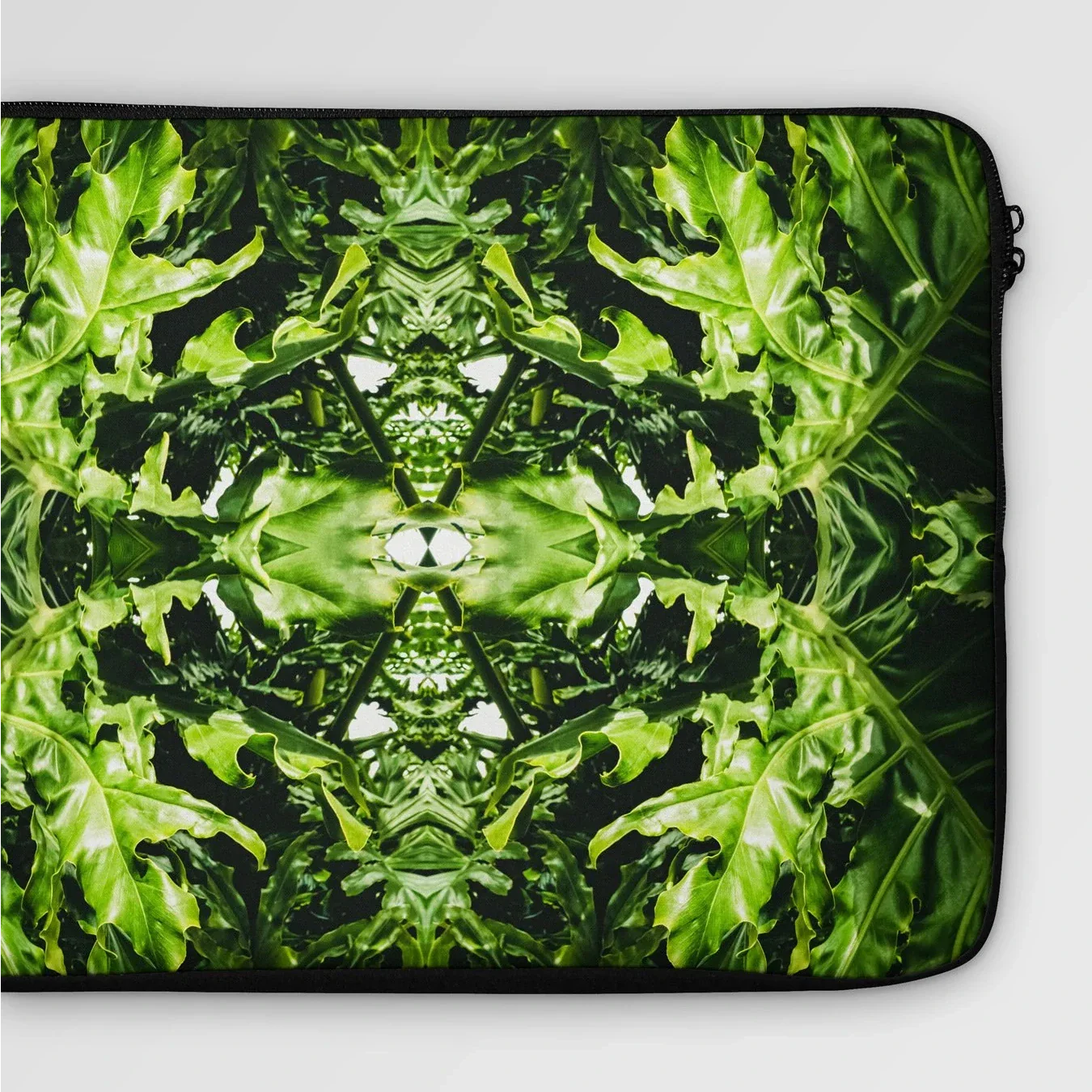 Reach out - Trippy Botanical Op Art Laptop Sleeve 13 in Computer Covers & Skins