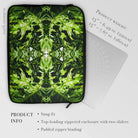 Reach out - Trippy Botanical Op Art Laptop Sleeve Computer Covers & Skins