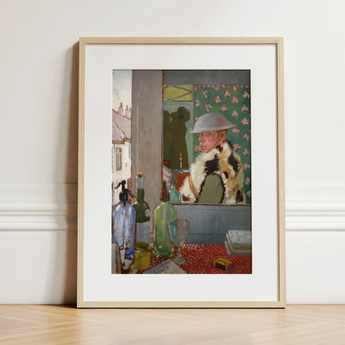 Ready to Start - William Orpen Art Print / Canvas, 12x16’’ / 31x41cm / Natural Frame / Matboard, Posters Prints & Visual Artwork, Toby Leon