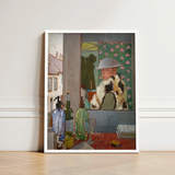 Ready to Start - William Orpen Art Print / Canvas Framed Painting Man White Helmet Fur-lined Coat Window Orpen’s, Wartime Whiskey Prints