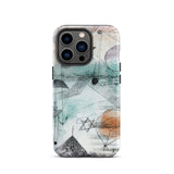 In the Realm of Air - Paul Klee Phone Case Iphone 13 Pro / Matte Abstract Art Phone Case Watercolor-style Design Teal Orange Paul Klee