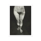 Rebecca Salsbury Strand Alfred Stieglitz Art Print, 24x32’’ / 61x81cm / Unframed, Black White Photograph Bare Legs Feet Dark Backdrop