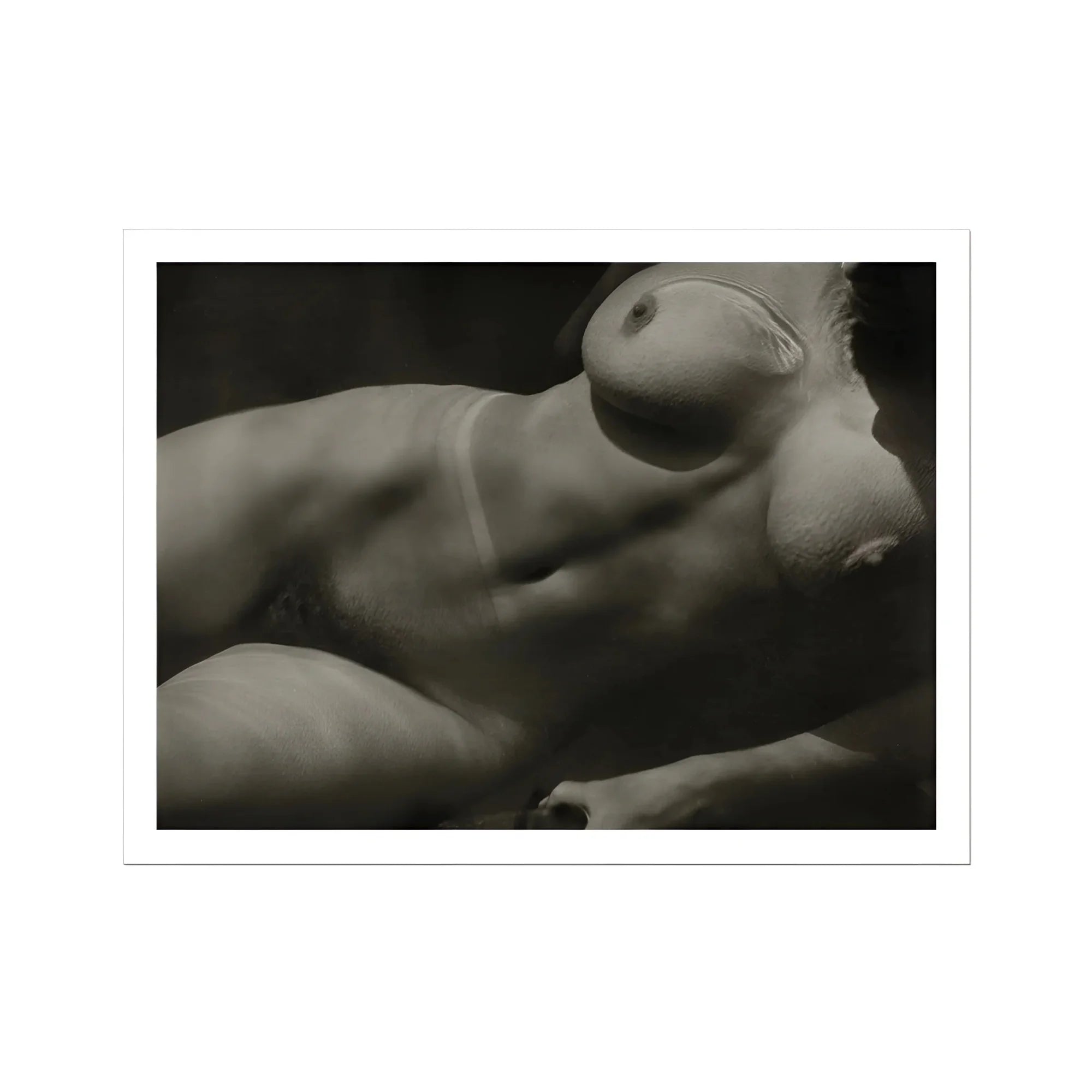 Rebecca Salsbury Strand - Alfred Stieglitz Art Print, 32x24’’ / 81x61cm / Unframed, Black White Artistic Nude Photograph Torso