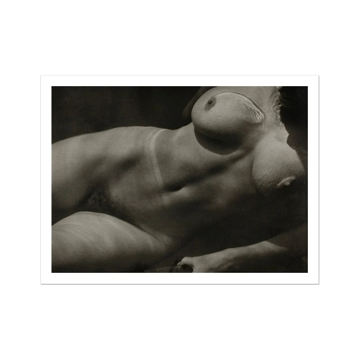 Rebecca Salsbury Strand - Alfred Stieglitz Art Print, 32’’x24’’ / Unframed, Black White Artistic Nude Photograph Torso