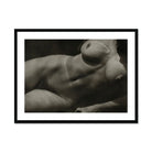Rebecca Salsbury Strand - Alfred Stieglitz Art Print, Black White Artistic Nude Photograph Curves Contours Torso