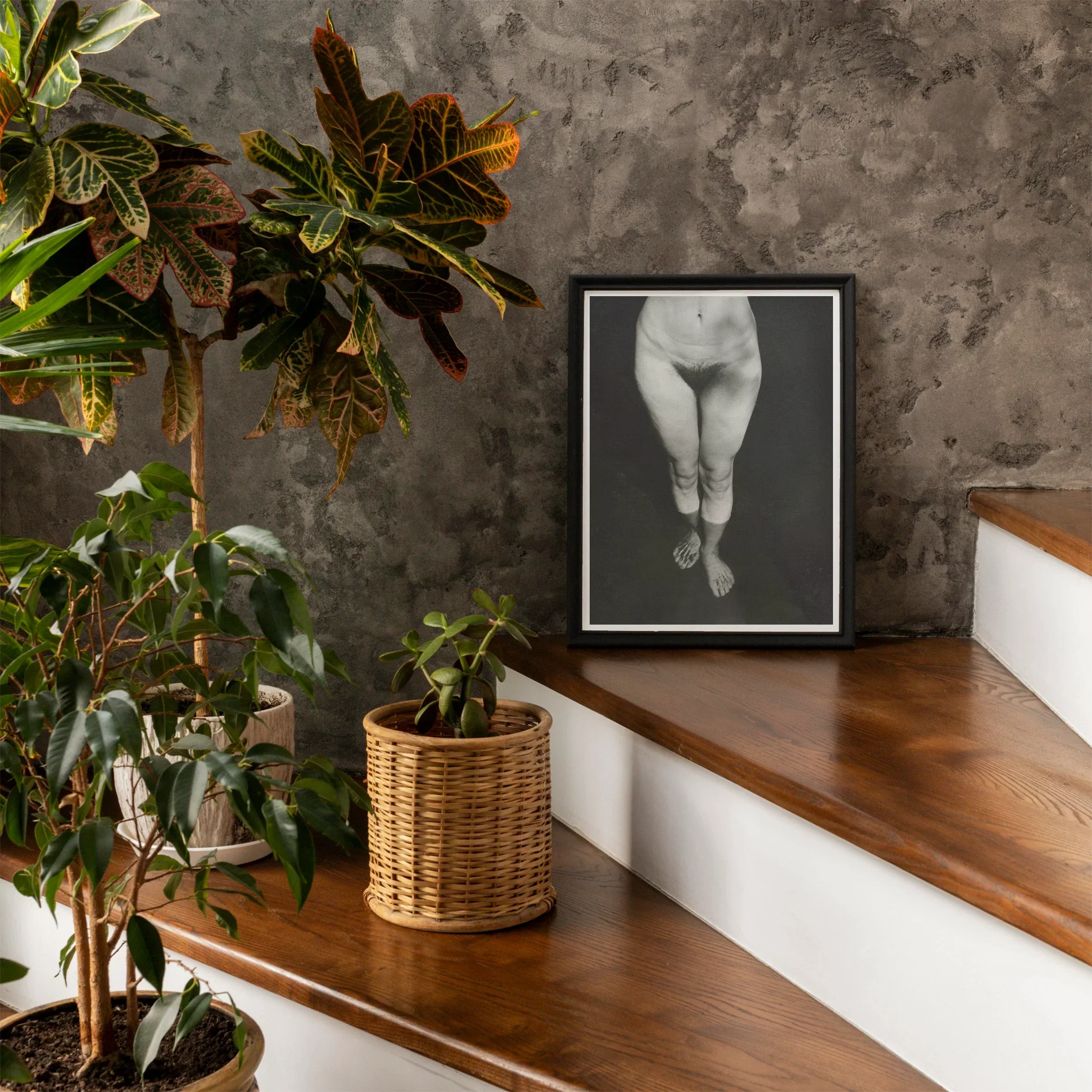 Rebecca Salsbury Strand Alfred Stieglitz Art Print, Black White Artistic Photograph Ballet Dancer’s Lower Body