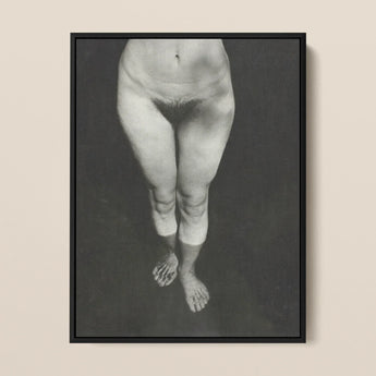 Rebecca Salsbury Strand - Alfred Stieglitz Art Print / Canvas Black-framed Black-and-white Photographic Art Print Nude Human Figure Alfred