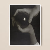 Rebecca Salsbury Strand - Alfred Stieglitz Art Print / Canvas Hand Dark Reflective Glass Sphere Alfred Stieglitz, Rebecca Strand, Crystal