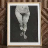 Rebecca Salsbury Strand - Alfred Stieglitz Art Print / Canvas Minimalist Black-and-white Photographic Art Print Light Wood Frame Alfred