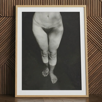 Rebecca Salsbury Strand - Alfred Stieglitz Art Print / Canvas Minimalist Black-and-white Photographic Art Print Light Wood Frame Alfred