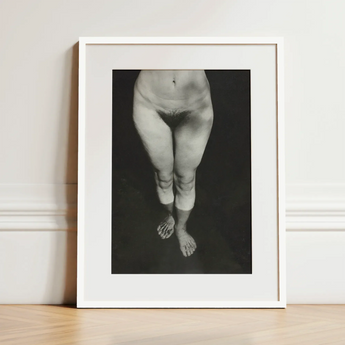 Rebecca Salsbury Strand - Alfred Stieglitz Art Print / Canvas Minimalist White-framed Black-and-white Photographic Print Nude Figure’s