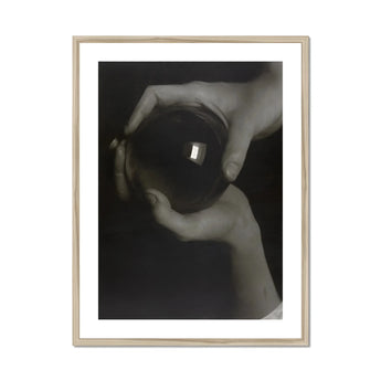 Rebecca Salsbury Strand - Alfred Stieglitz Art Print, Dark Sphere Held Two Hands