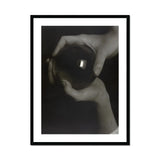 Rebecca Salsbury Strand - Alfred Stieglitz Art Print, Dark Sphere Held Two Hands