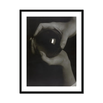 Rebecca Salsbury Strand - Alfred Stieglitz Art Print, Dark Sphere Held Two Hands