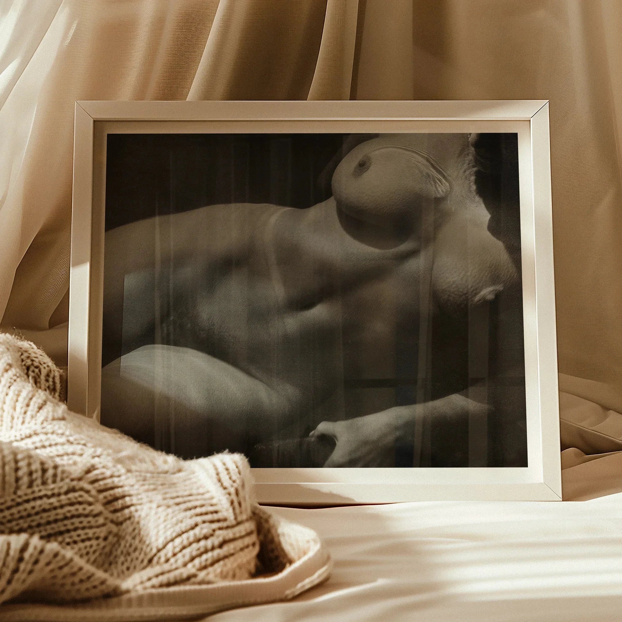 Rebecca Salsbury Strand - Alfred Stieglitz Art Print, Framed Black White Artistic Nude Photograph