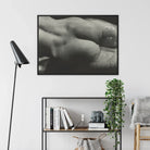 Rebecca Salsbury Strand - Alfred Stieglitz Framed Canvas, Black White Artistic Photograph Underwater Bubbles Light Reflections