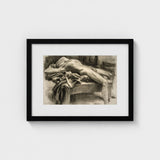 Reclining Male Nude - John Singer Sargent Art Print / Canvas, Body Tilts, Fallen Ephebe Prints