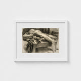 Reclining Male Nude - John Singer Sargent Art Print / Canvas, Body Tilts, Fallen Ephebe Prints
