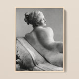 Reclining Naiad - Antonio Canova Art Print / Canvas, 12x16’’ / 31x41cm / Natural Frame, Posters Prints & Visual Artwork, Toby Leon