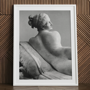 Reclining Naiad - Antonio Canova Art Print / Canvas, 24x32’’ / 61x81cm / White Frame / Matboard, Posters Prints & Visual Artwork, Toby Leon