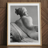 Reclining Naiad - Antonio Canova Art Print / Canvas, Young Naiad Reclines, Naiad Reclines Half-turned, Profile Catching Pale, Catching Pale