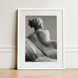 Reclining Naiad - Antonio Canova Art Print / Canvas, Young Naiad Reclines, Naiad Reclines Half-turned, Profile Catching Pale, Catching Pale