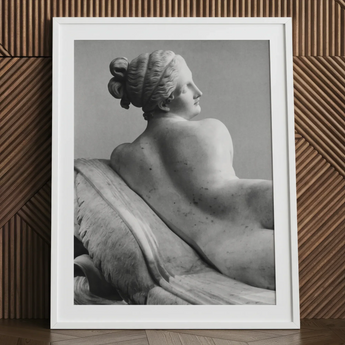 Reclining Naiad - Antonio Canova Art Print / Canvas, Young Naiad Reclines, Naiad Reclines Half-turned, Profile Catching Pale, Catching Pale