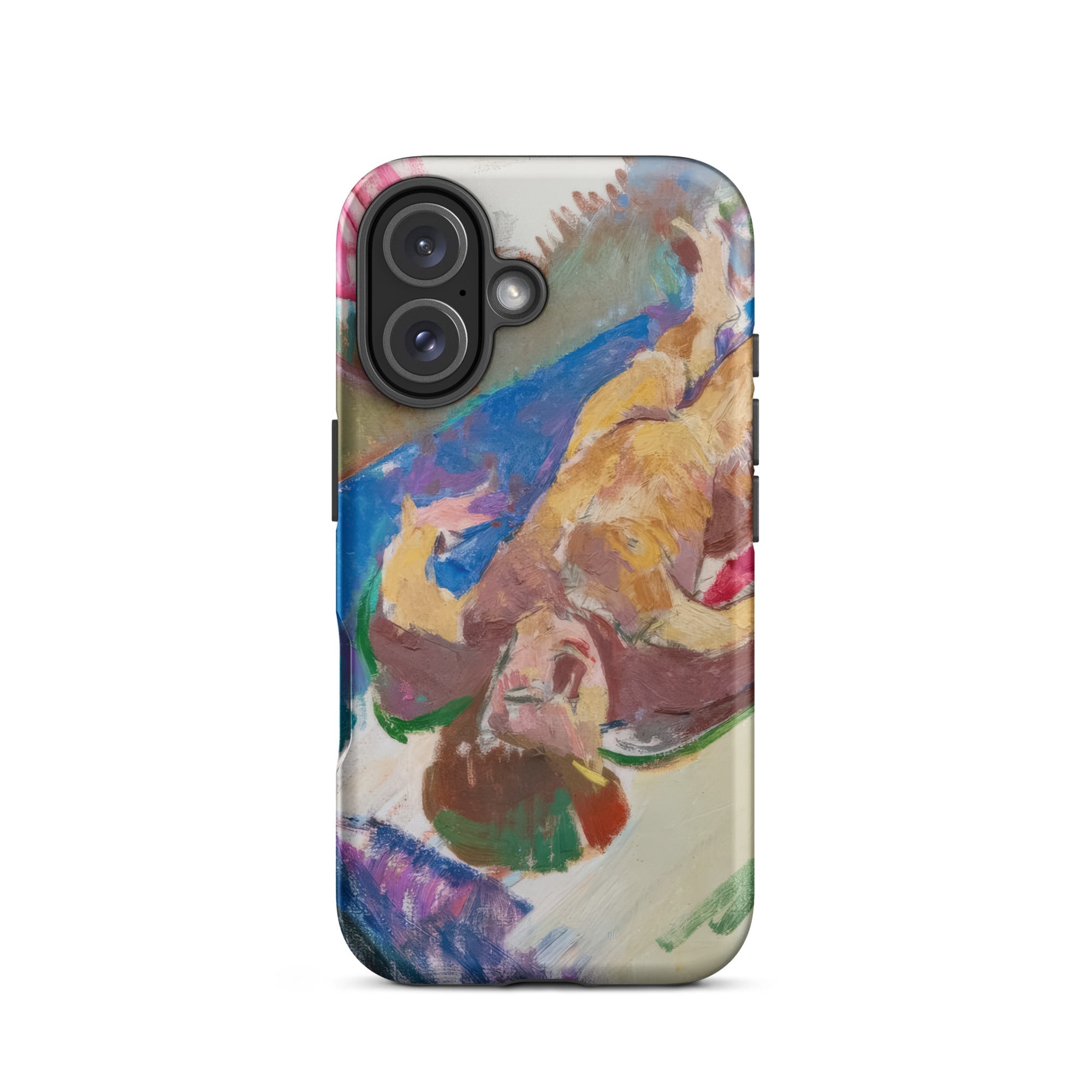 Reclining Nude Anton Kolig Iphone Case, 16 / Matte, Smartphone Colorful Artistic Phone Case