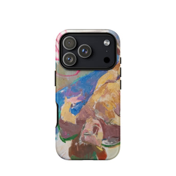 Reclining Nude - Anton Kolig Phone Case Iphone 17 Pro / Matte Iphone 12 Pro Max Case Abstract Painting Design Anton Kolig’s Reclining,