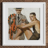 Record Time Cool Summer Comfort - J.c. Leyendecker Art Print / Canvas, Prints