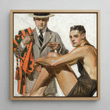 Record Time Cool Summer Comfort - J.c. Leyendecker Art Print / Canvas, Prints