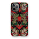 Red Fan Pattern - G.a. Audsley Iphone Case 11 Pro / Matte Mobile Phone Cases