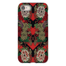 Red Fan Pattern - G.a. Audsley Iphone Case 8 / Matte Mobile Phone Cases