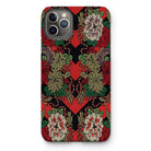 Red Fan Pattern - G.a. Audsley Iphone Case 11 Pro Max / Matte Mobile Phone Cases