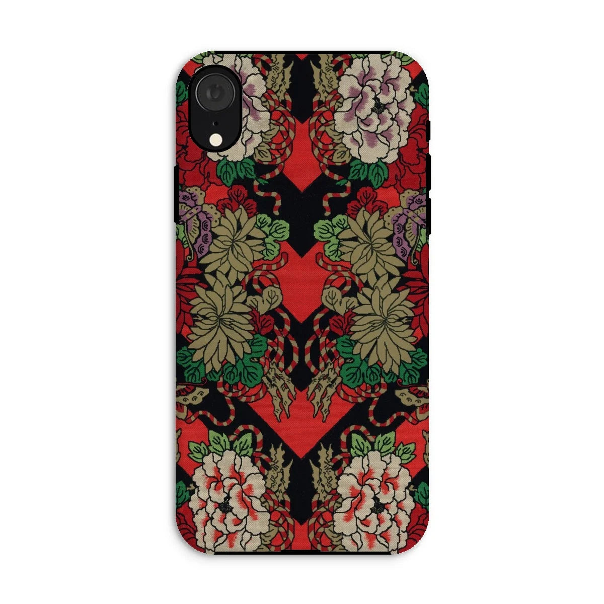 Red Fan Pattern - G.a. Audsley Iphone Case Xr / Matte Mobile Phone Cases