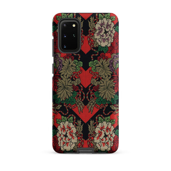 Red Fan Pattern - G.a. Audsley Phone Case, Samsung Galaxy S20 Plus / Matte, Mobile Cases, Toby Leon