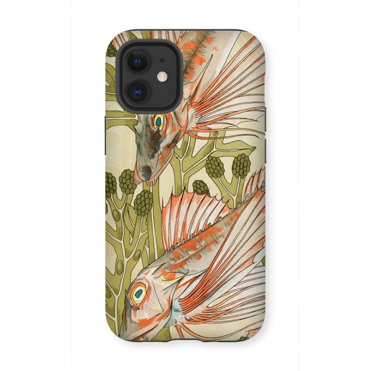 Red Fish - Animal Art Phone Case - Maurice Pillard Verneuil - Iphone 12 Mini / Matte - Mobile Phone Cases - Aesthetic