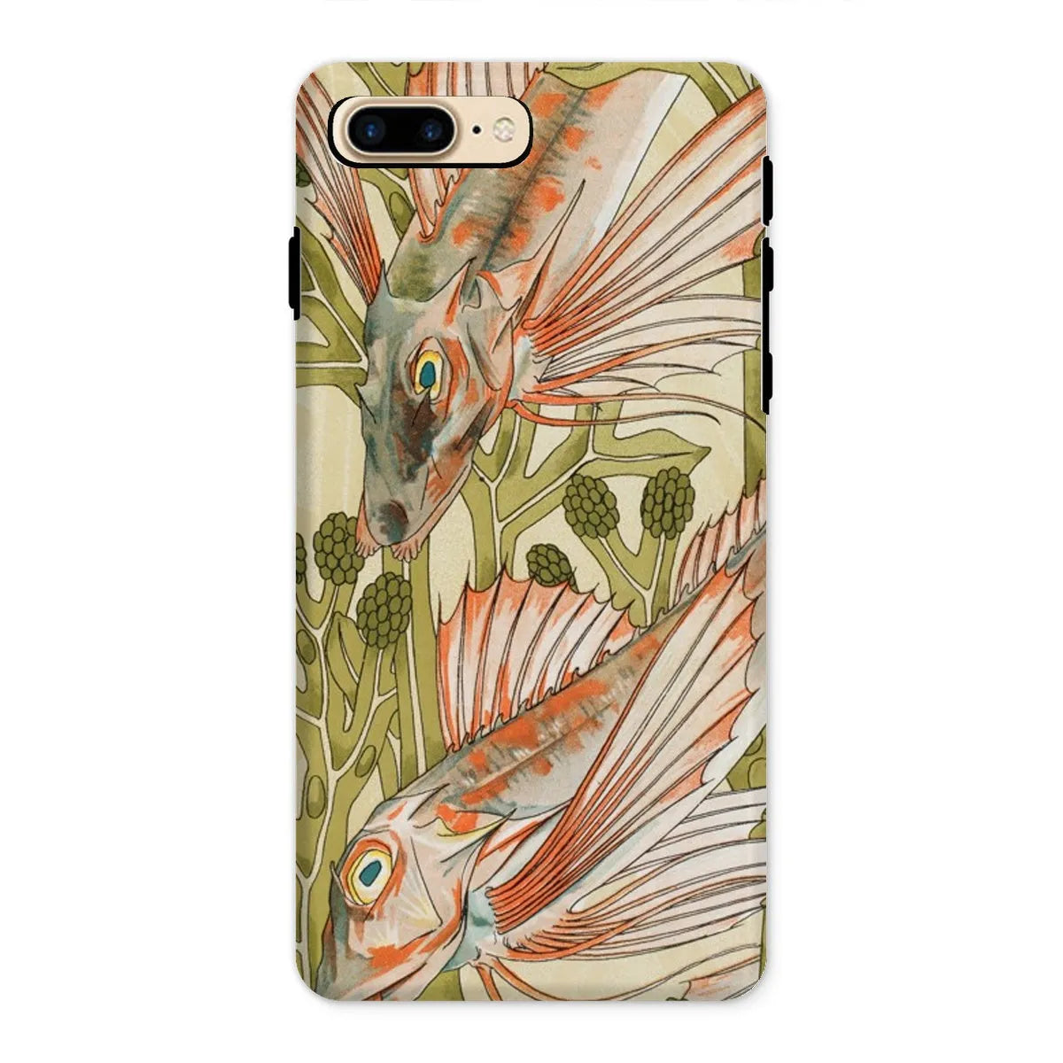 Red Fish - Animal Art Phone Case - Maurice Pillard Verneuil - Iphone 8 Plus / Matte - Mobile Phone Cases - Aesthetic Art