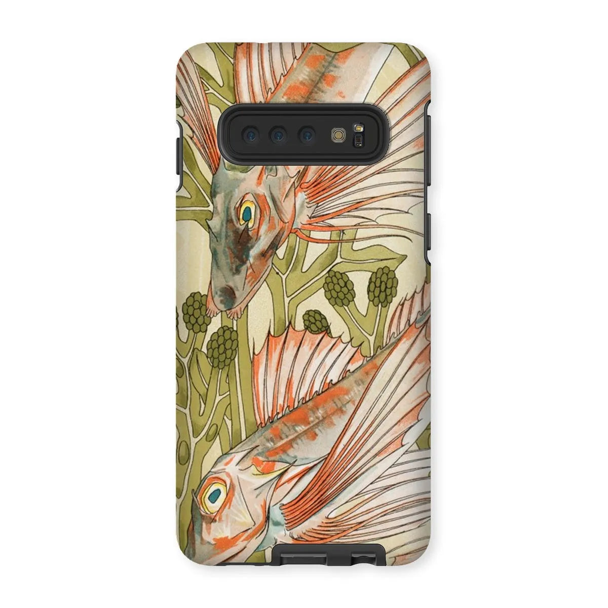 Red Fish - Animal Art Phone Case - Maurice Pillard Verneuil - Samsung Galaxy S10 / Matte - Mobile Phone Cases