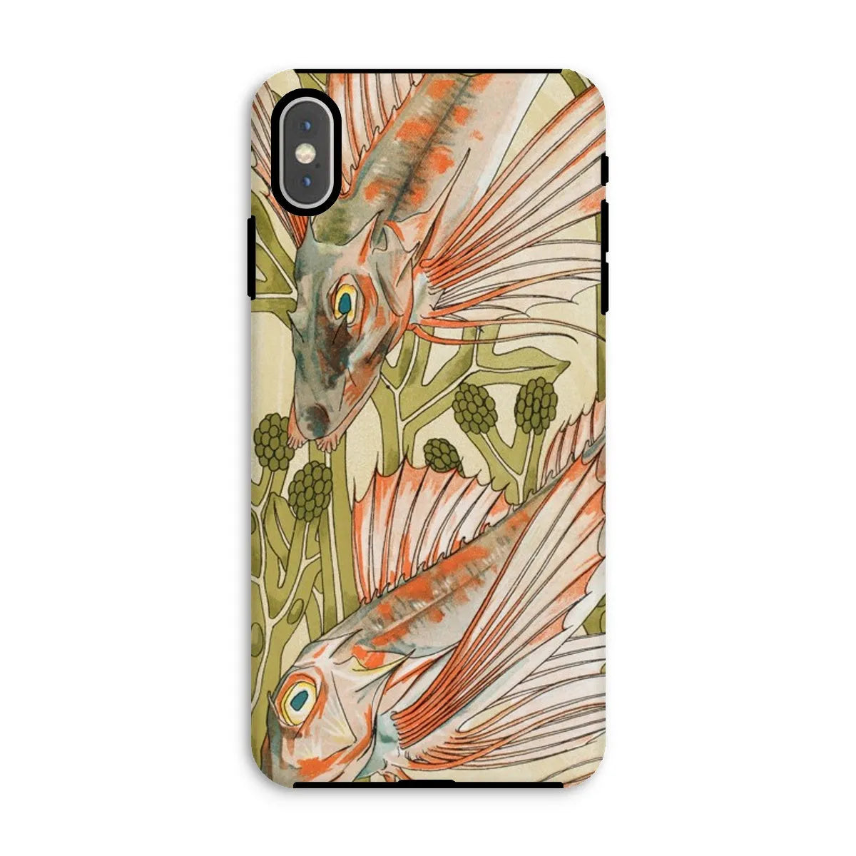 Red Fish - Animal Art Phone Case - Maurice Pillard Verneuil - Iphone Xs Max / Matte - Mobile Phone Cases - Aesthetic Art