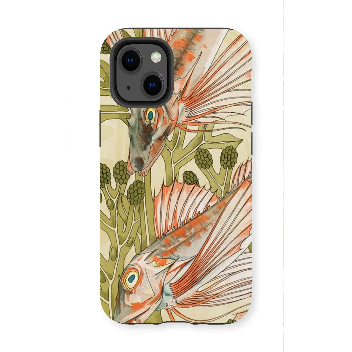 Red Fish - Animal Art Phone Case - Maurice Pillard Verneuil - Iphone 13 Mini / Matte - Mobile Phone Cases - Aesthetic