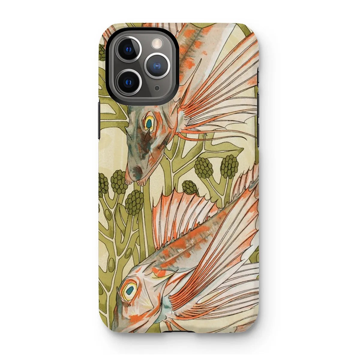 Red Fish - Animal Art Phone Case - Maurice Pillard Verneuil - Iphone 11 Pro / Matte - Mobile Phone Cases - Aesthetic Art