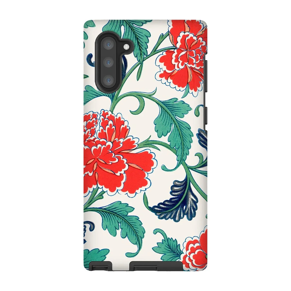Red Floral Chinese Aesthetic Pattern Phone Case - Owen Jones - Samsung Galaxy Note 10 / Matte - Mobile Phone Cases