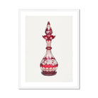 Red Glass Decanter - Frank M. Keane Decorative Art Print