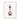 Red Glass Decanter - Frank M. Keane Decorative Art Print, Ornate Ruby-colored Glass Decanter Etched Floral Patterns Decorative