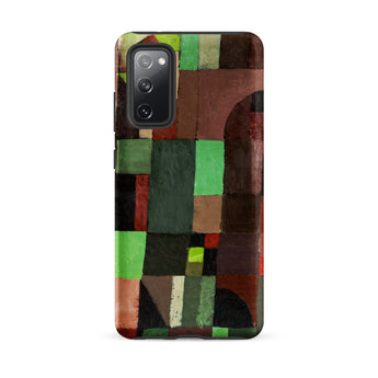Red and Green Architecture - Paul Klee Phone Case, Samsung Galaxy S20 Fe / Matte, Mobile Cases, Toby Leon