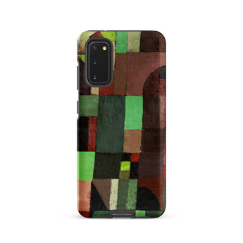 Red and Green Architecture - Paul Klee Phone Case, Samsung Galaxy S20 / Matte, Mobile Cases, Toby Leon