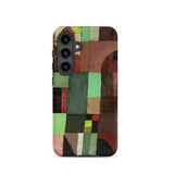 Red and Green Architecture - Paul Klee Phone Case, Samsung Galaxy S24 / Matte, Mobile Cases, Toby Leon