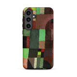 Red and Green Architecture - Paul Klee Phone Case, Samsung Galaxy S24 Plus / Matte, Mobile Cases, Toby Leon