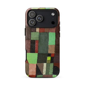 Red and Green Architecture - Paul Klee Phone Case, Klee Dismantled Architecture, Paul Klee Iphone Case, Green Architecture
